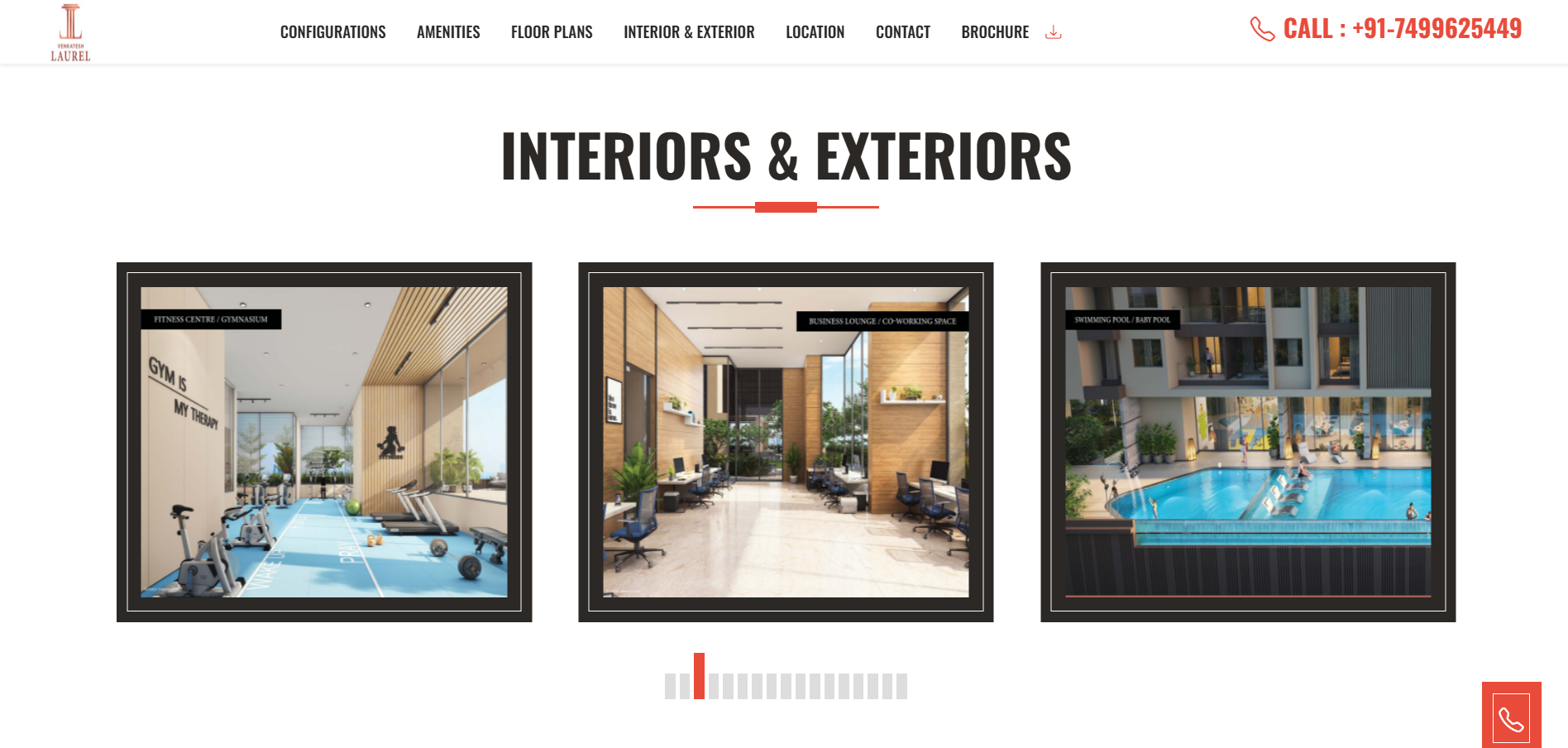Real Estate Landing Page Project - Venkatesh Luxe